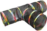 Cat Tunnel Outdoor Dog House Shade Portable Mesh Dog Playpen for Hiking, Traveling, and Sunbathing Small Animals, Style C