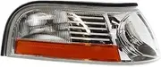 For Mercury Grand Marquis 2003-2005 Parking Side Marker Light Assembly Unit Chrome Passenger Side Chrome FO2521171