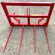 Tractor Bale Spear Hay Tine Attachment with Euro Quick Hitch In Stock Perth