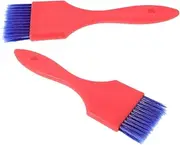 WRITWAA Salon Supplies 2pcs Hair Dye Brush Soft Bristles Wind Shaping Styling Comb Home Travel Use