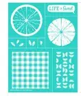 NEW “Sweet Citrus” Chalk Couture Chalk Transfer Stencil Size B Lemon Lime Orange