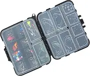 Fishing Lure Box,Fishing Tackle Storage Container - Tackle Utility Box, Lure Organizer, Storage Organizer Box for Fishing Bait and Hooks
