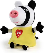 12 Inch Pig Family And Friends Zoe Zebra Small Plush Stuffed Animals Kids Toys (30cm Zoe Zebra)