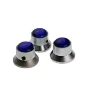 3 PCS Metal Volume Button Bass Control Knob Electric Guitar Knobs