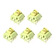 Quiet Lemon Linears Mechanical Switches Pre Lubed Tactile 5Pin Paragraph Axises