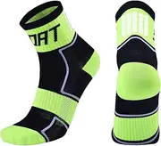 Reflective Cycling Socks High-Visibility Breathable Athletic Socks Bike Riding Running Socks for Men and Women
