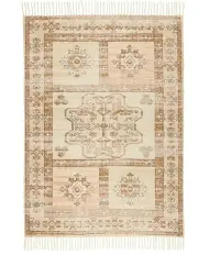 [Miss Amara] Tiana Tribal Rug in Brown/Beige