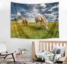 Sheep Graze In The Prairie 3D Wall Hang Cloth Tapestry Fabric Decorations Decor