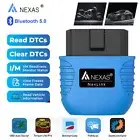 NEXAS Bluetooth Motorcycles Bluetooth OBD2 Scanner Check Engine Coder Reader