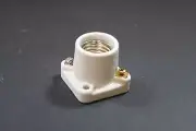 Glazed Porcelain Medium Base Pony Cleat Lamp Socket
