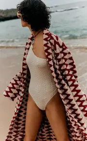 [Oas] Cotton Terry Bath Robe