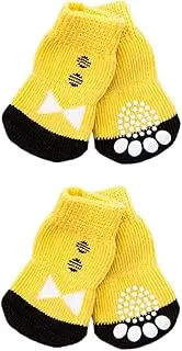 GANAZONO Pcs Pet Anti-Slip Dog Grip Socks Dog Sock Set for Puppy Pet Cotton Comfortable Skinfriendly