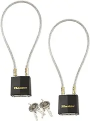 Motorcycle Helmet Lock-Master Lock #99KA - 2 Keyed Alike