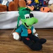 Disney Store Goofenstein Goofy Frankenstein Bean Bag Halloween 8" Plush Green