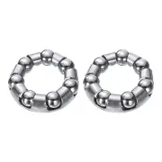 Bicycle Crank Ball Bearing 1/5"(6mm)x 7 Balls, 2pcs Replacement Ball Bearings