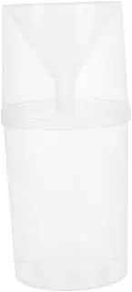 Yardwe Weather-Resistant Plastic Rain Gauge Outdoor Rainfall Observation Tool Accurate Vertical Scale Suitable for Gardening and Educati