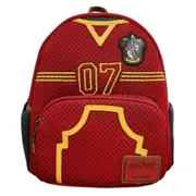 Loungefly Harry Potter Quidditch Uniform 10 inch Faux Leather Mini Backpack