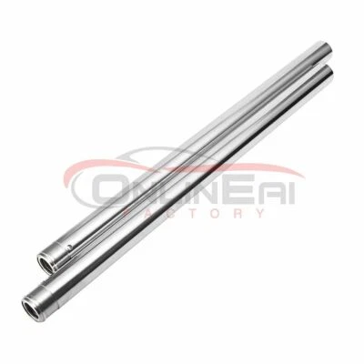 Front Shock Absorber Fork Tubes Inner Pipes For SUZUKI GS500 2003-2011 Chrome x2