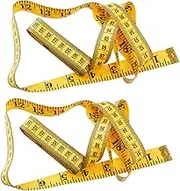 COHEALI 2Pcs Flexible Tape Measure for Body Measurement Durable Soft Ruler Portable Sewing Tool for Crafting Tailoring and Personal Use