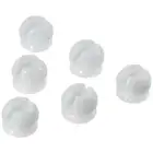 6Pcs PVC Toothbrush Holder with Suction Cup Toothbrush Hanger Bathroom