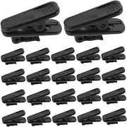 GAROZATION 100pcs Headphone Cable Clips Durable Plastic Earphone Wire Fixing Clips Lightweight and Compact Cord Organizers for Music Enthusiasts Compatibility for All Headset Types