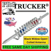 Black Widow 27" Open Coil Antenna CB Ham Red/White/Blue 15000 Watt 26.0-29.0 MHz