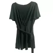 NWT PinUp Fashion Green Tie Dress Tag Says 4X (see pics for measurements)
