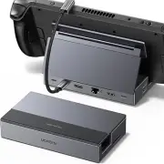Steam Deck Dock 9-in-1 USB C Docking Station with Foldable Stand, 4K@60Hz HDMI