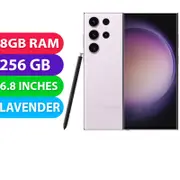 Samsung Galaxy S23 ULTRA 5G (256GB, Lavender) Australian Stock - As New