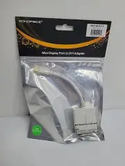 Monoprice Mini Display Port To DVI Adapter Capabilities Pictured