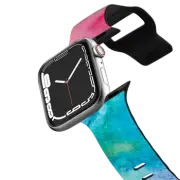 Apple Watch Series 4-6, SE (40mm) Impact Band Bright Watercolor Paint