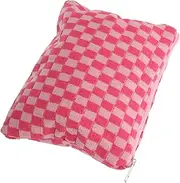 HAMPPLIES Portable Period Pouch for Women Compact Tampon Storage Bag with Zipper Multi Purpose Holder for Napkins Coins Cards Delicate Makeup Organizer Check