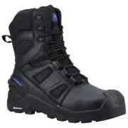 Mens S7 Safety Work Boots Amblers AS981C Centurion Side-Zip Waterproof Leather