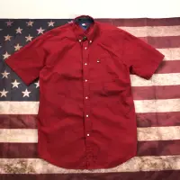 在飛比找蝦皮購物優惠-USA vintage Tommy 經典紅shirt