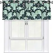 DEXNEL Manatee Animals Calf Home Curtain Valance Window Treatment For Living Room, 54 X 18 Inch