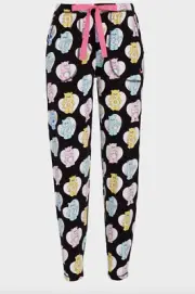 NEW PETER ALEXANDER CARE BEAR BLACK PJ EASY PANTS WOMENS XS RRP$89.95