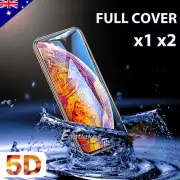 5D for Apple iPhone 11 Pro XS Max XR 8 7 6 Plus Tempered Glass Screen Protector