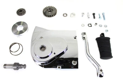 HARLEY Kick Starter Conversion Kit Chrome fits 2007-UP XL,