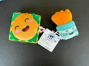 Build a Bear Teddy Bear Accessory - Plush Fries and Cheeseburger Duo Wristie-New