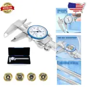Professional Grade Dial Caliper 6" - Double Shock-Proof with ±0.001 Accuracy