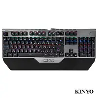 在飛比找Yahoo奇摩購物中心優惠-KINYO USB光軸防水機械鍵盤GKB2200