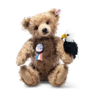 【STEIFF】Great American Spirit Teddy Bear With Eagle 泰迪熊老鷹(海外版)