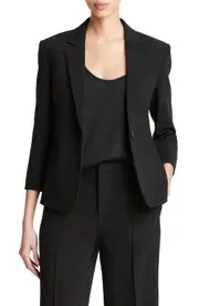 Vince Shrunken Blazer in Black at Nordstrom, Size 16