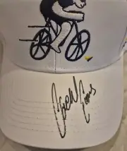 *SIGNED* CADEL EVANS CAP/HAT AUSTRALIA TOUR DE FRANCE WINNER OLYMPICS