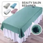 Reusable Beauty Massage Table Cover Spa Bed Salon Bed Sheet with Face Hole