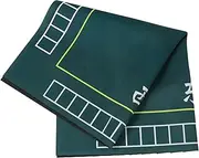 ERINGOGO Noise Reduction Mahjong Table Mat Thickened Slip Cloth Cover for Board Games Paigow Poker Dominoes Non Sliding Gaming Cushion Green