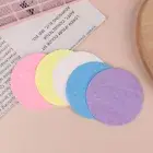 5PCS Compress Face Wash Puff Natural Wood Pulp Sponge Face Wash Puff Foaming