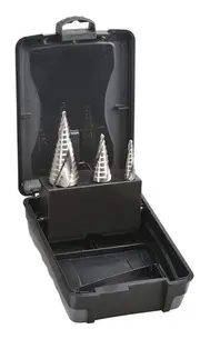 Saber 8031-S1 - HSS Step Drill Set Metric Spiral Flute Hex Shank