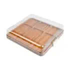 Grill Boards with Lid Portable Butter Tray for Cheese Kitchen Women