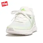 【FITFLOP】VITAMIN FFX GLOW-IN-THE-DARK運動風螢光色繫帶休閒鞋-女(都會白)